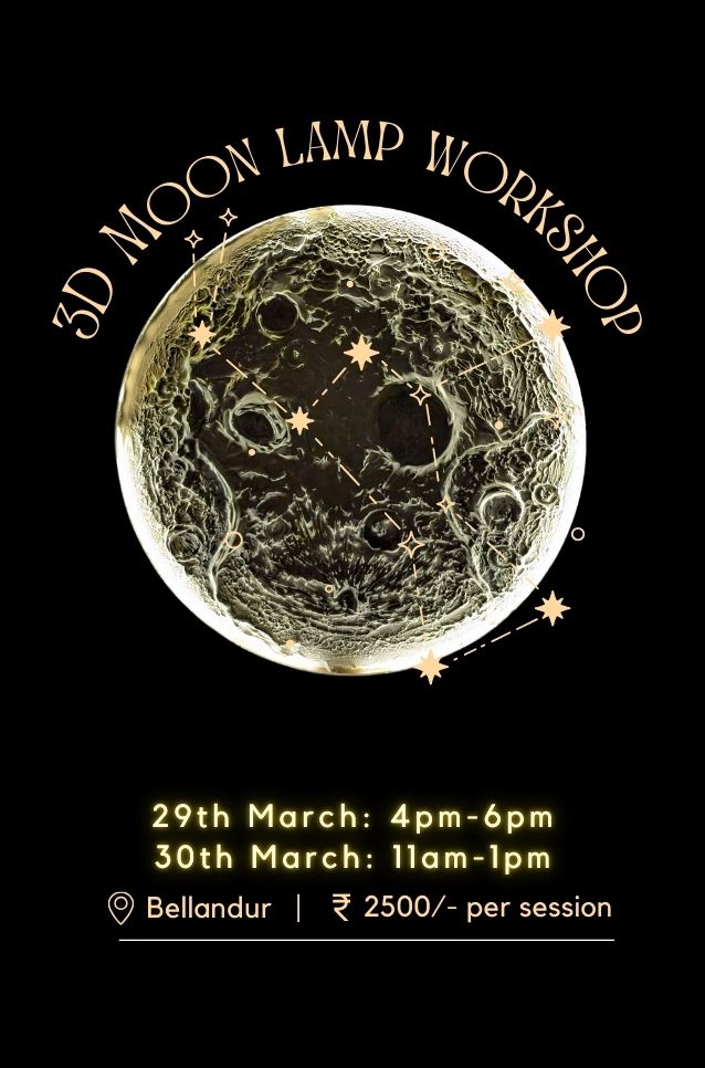 Moon Lamp Workshop, 29 and 30th March