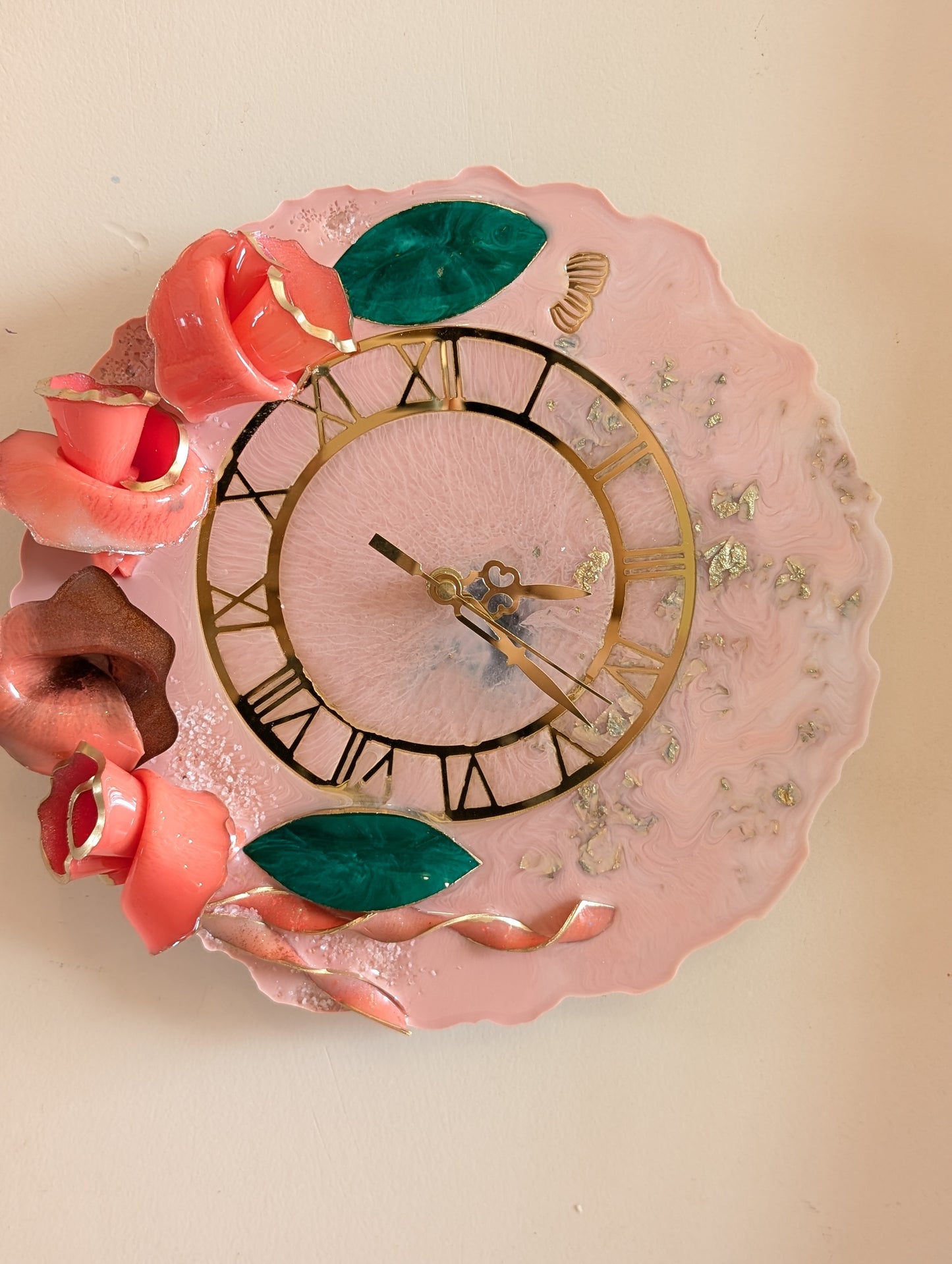 3d Flower Blooming Clock