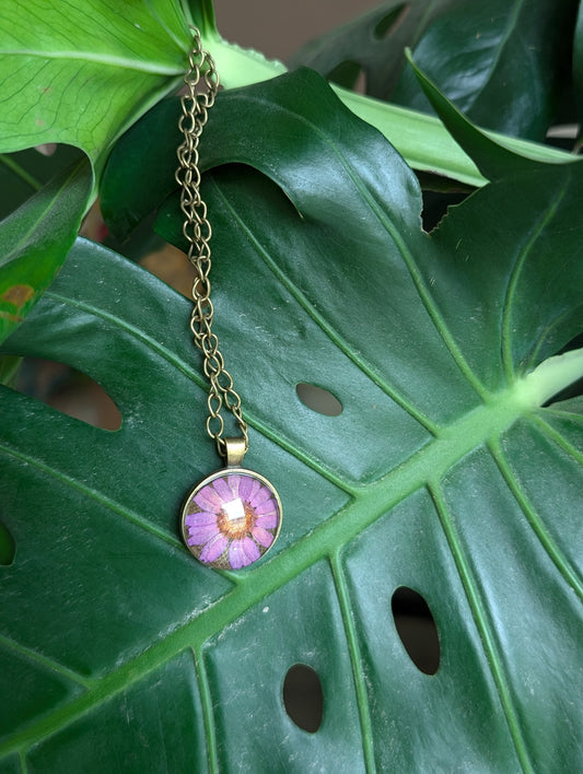 Floral Yellow Pendent