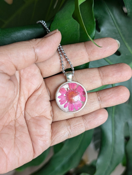 Floral Pink Pendent