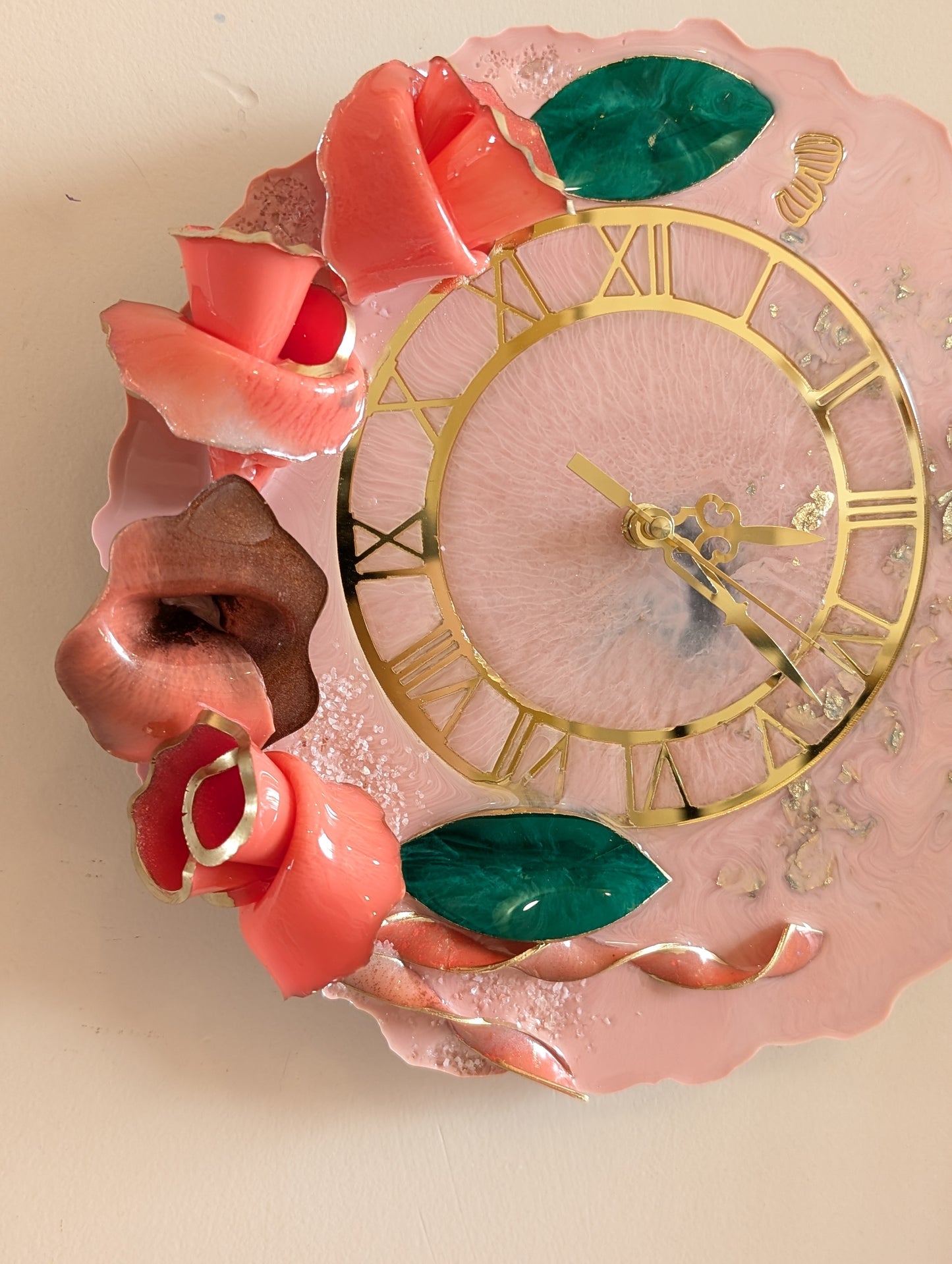 3d Flower Blooming Clock
