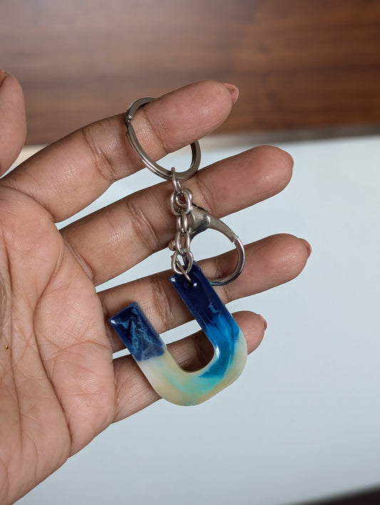 U Resin Keychain
