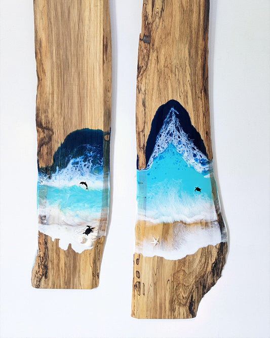 Wood Ocean Flow Artwork