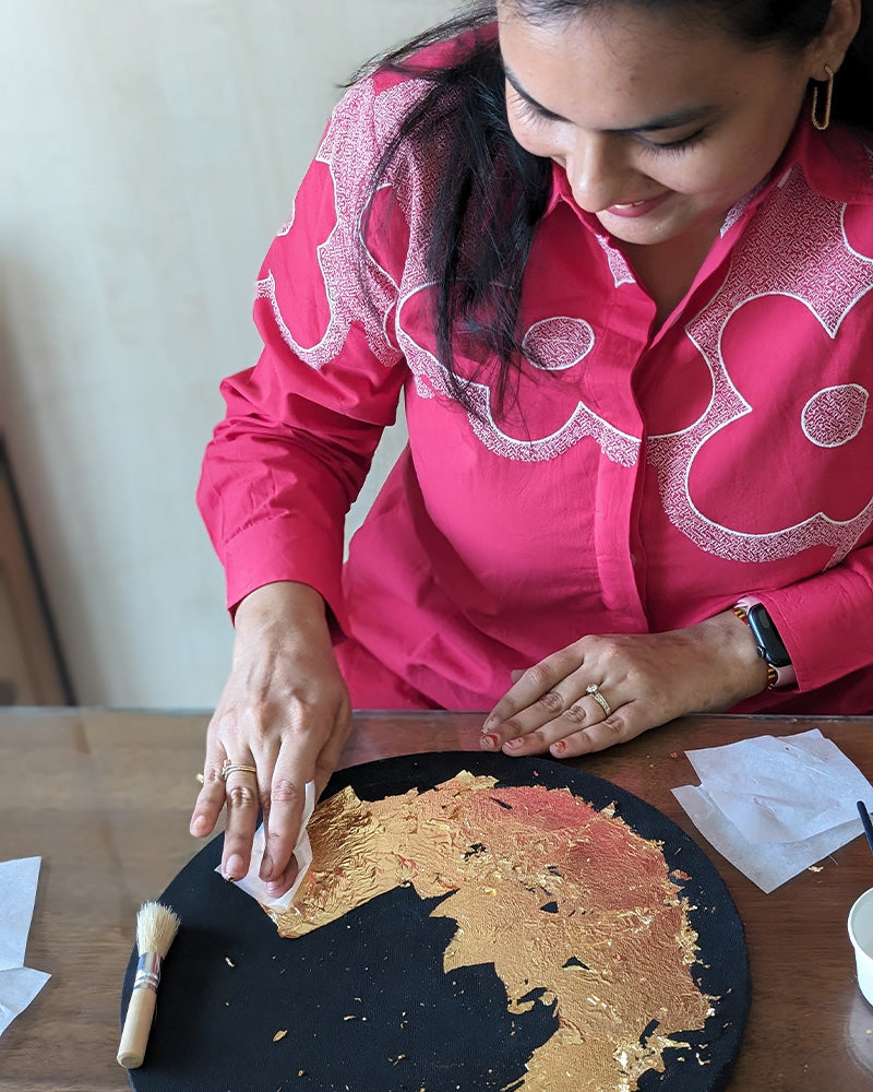 Gold Foil Art