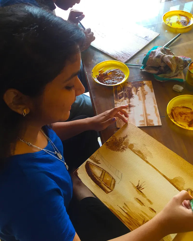 Coffee Painting Workshop