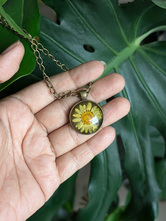 Bright Yellow Pendent