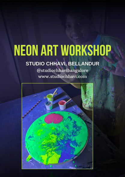 Glow in the dark fluid art Workshop